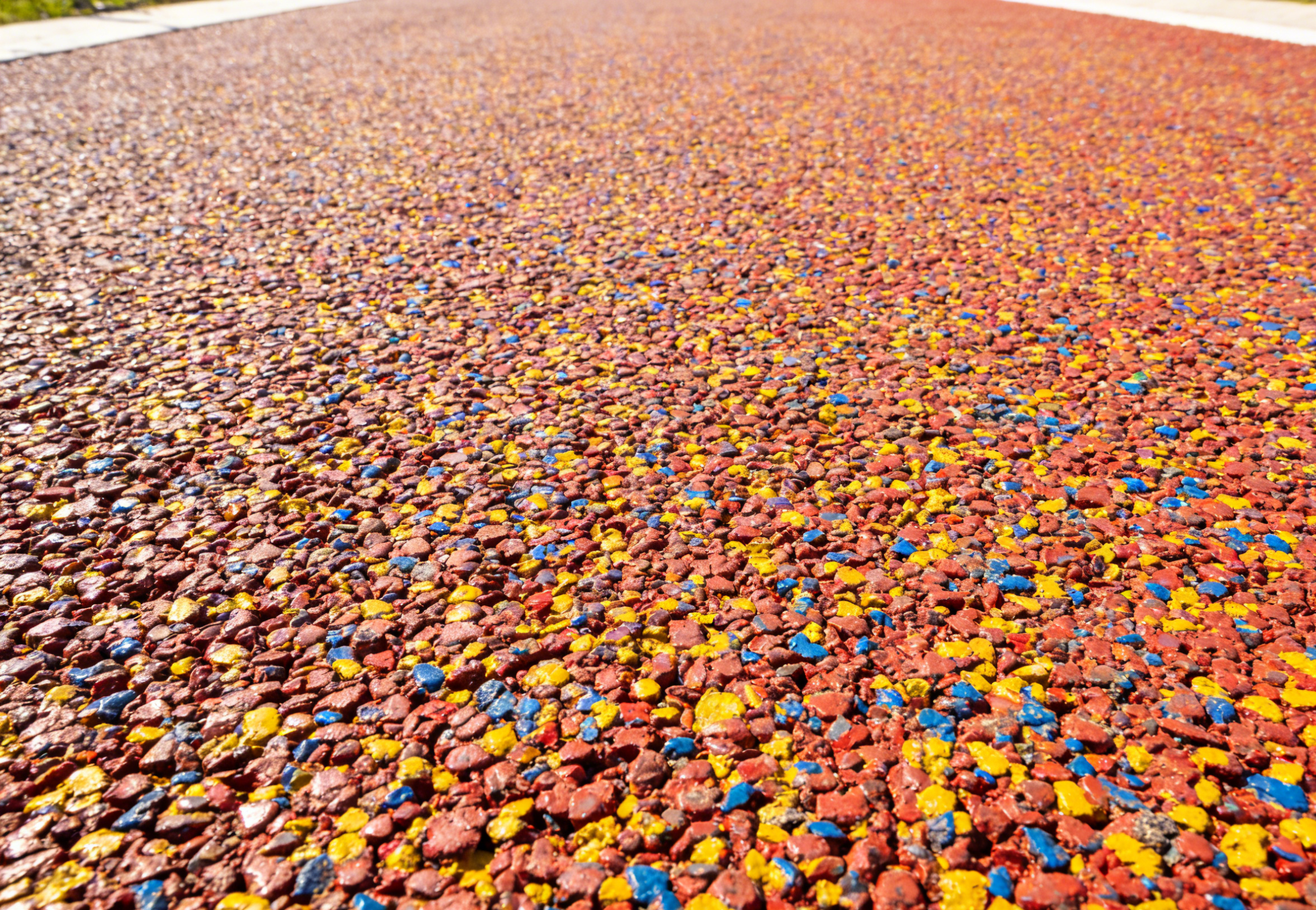 彩色通体沥青路面