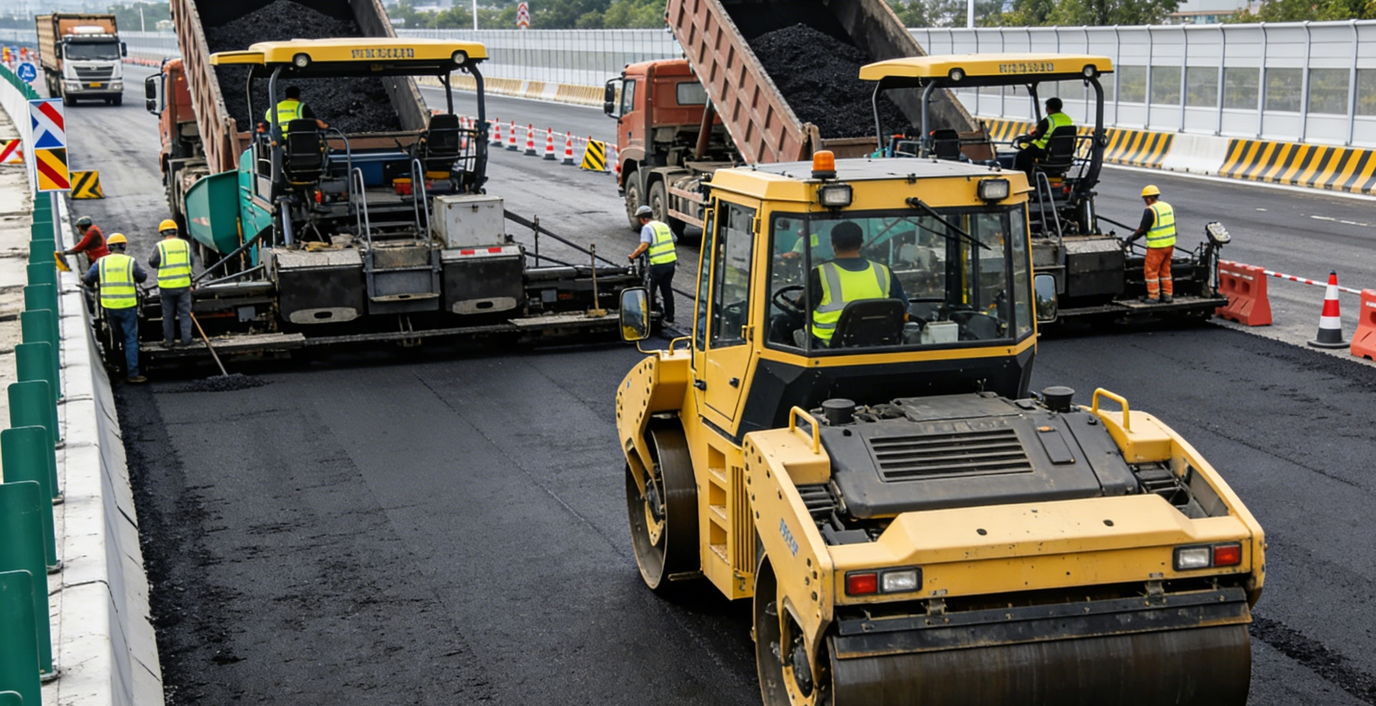 深圳中恒沥青 - 园区道路建设施工