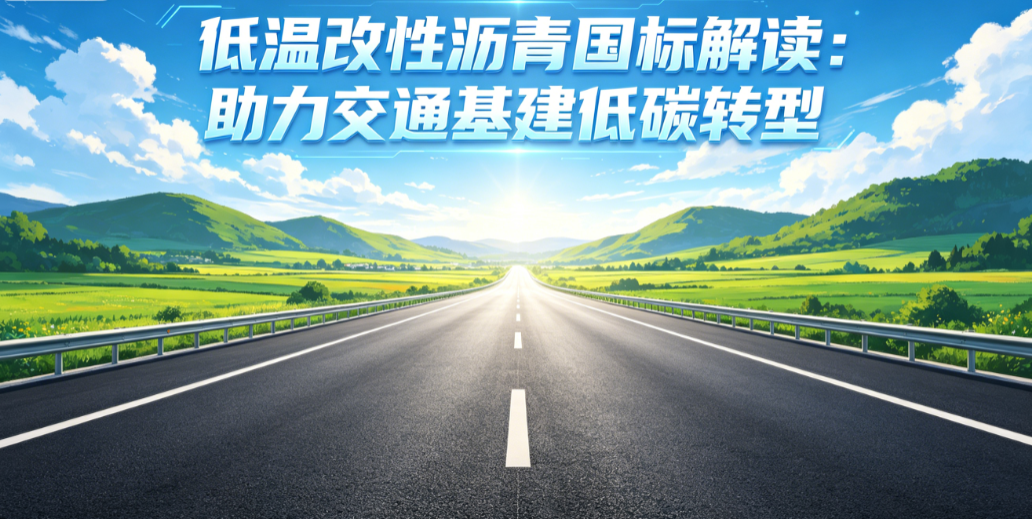 行业重磅！交通运输部正式颁布《低温改性沥青》行业标准，中恒沥青积极布局近零碳交通设施建设